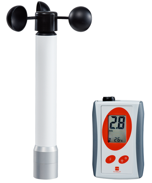 Long Range Wireless Wind Speed Meter Scarlet Tech